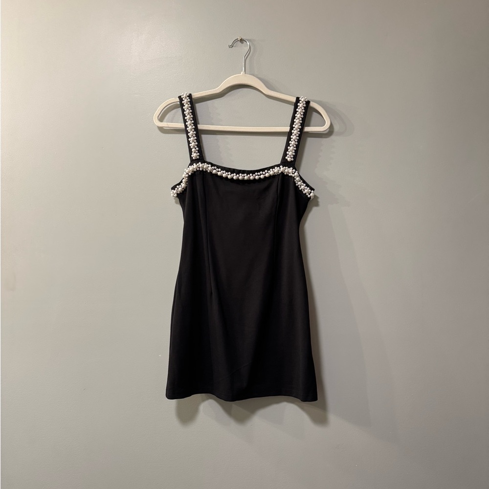 FINESSE BLACK MINI DRESS